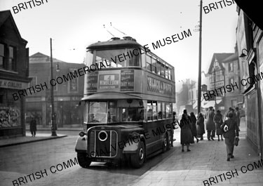 AEC 663T Trolleybus / London United 55 / AEL00891a