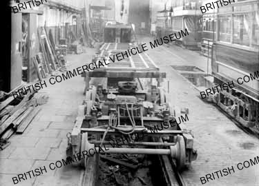 Tramcar bogies and underframe / Blackpool Corporation / AER0004q