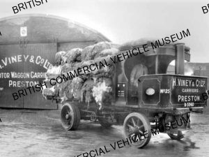 Leyland Model F Steam Lorry / H Viney and Co Ltd Preston, 25 / L000021a