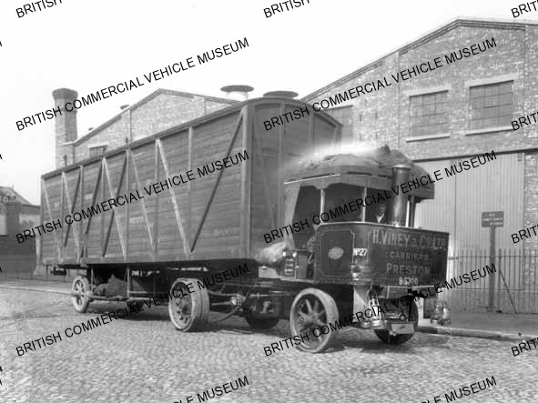 Leyland Model F Steam Lorry / H Viney and Co Ltd Preston, 27 / L000044a