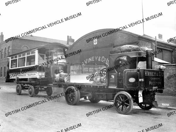 Leyland Model F Steam Lorry / H Viney and Co Ltd Preston, 15 / L000238a