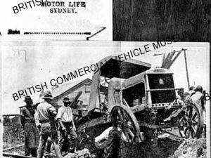 Leyland truck in train crash / L007934a