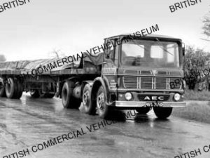 AEC Mammoth Minor tractor unit / Anderson Haulage, Salsburgh / AEP38985a