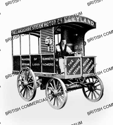 Lancashire Steam Motor Co Early steam wagon / Lancashire Steam Motor Co / L005908a