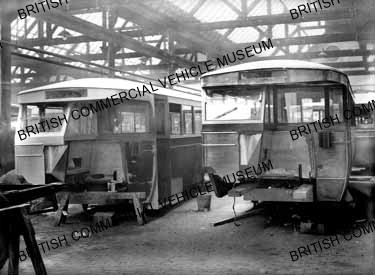 2 Partly completed bus bodies / L006068a