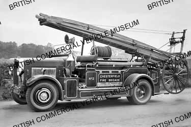 Leyland FT1 / Chesterfield Fire Brigade, 2 / L014684a