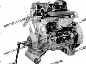 Leyland 4 cyl. diesel engine / L021192a