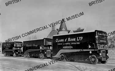 2 Leyland Titan and 1 Leyland Comet / Clark and Rose Ltd Aberdeen / L040300a