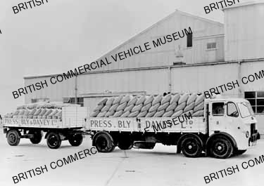 Leyland Steer and trailer / Press, Bly and Davey Ltd. / L047608a