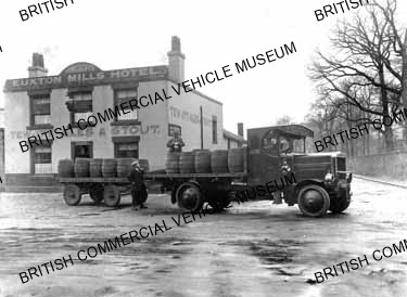 Leyland RAF type and trailer / Burtonwood Brewery Co Ltd / L002019q