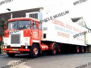 Scammell Crusader tractor unit / Continental Refrigerated Container Service, Somerset / SU0009Cq