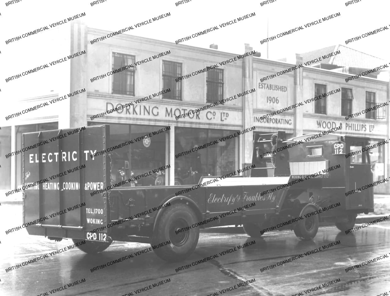 Scammell, Mechanical Horse/Machine Carrier/Woking Electric Supply Co. Ltd/S003020J
