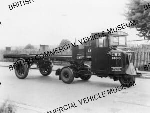 Scammell, Mechanical Horse/Flat trailer/L.M.S. Euston/S003184J