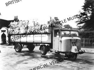 Scammell, Mechanical Horse/Drop-side trailer/Phillips,Mills & Co Ltd/S003236J